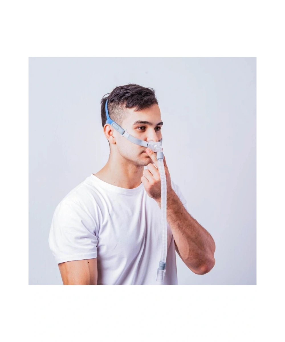 P2 Burun Yastıklı Cpap Maskesi (3 Yedek Başlıklı)