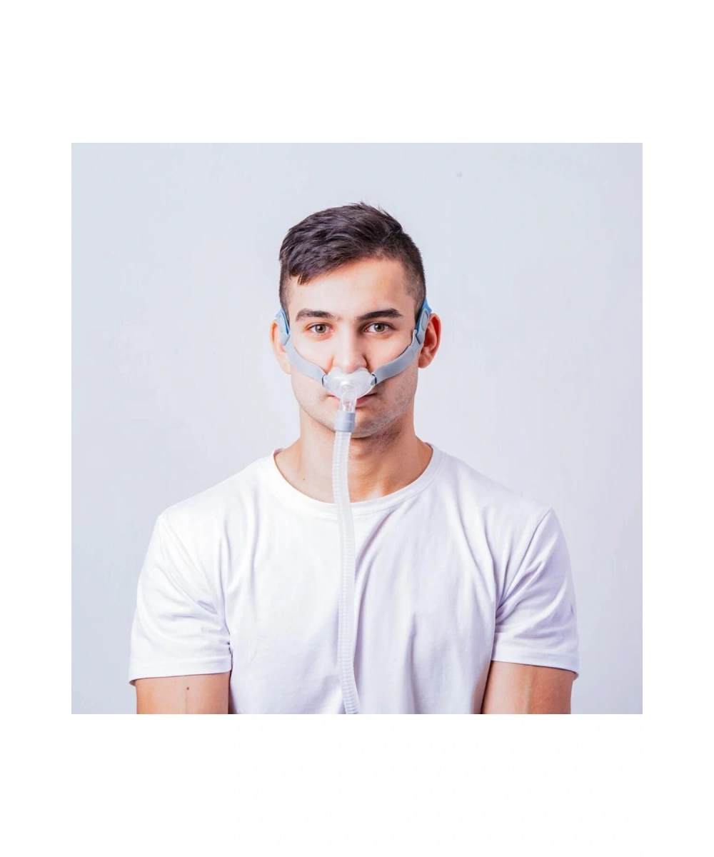 P2 Burun Yastıklı Cpap Maskesi (3 Yedek Başlıklı)