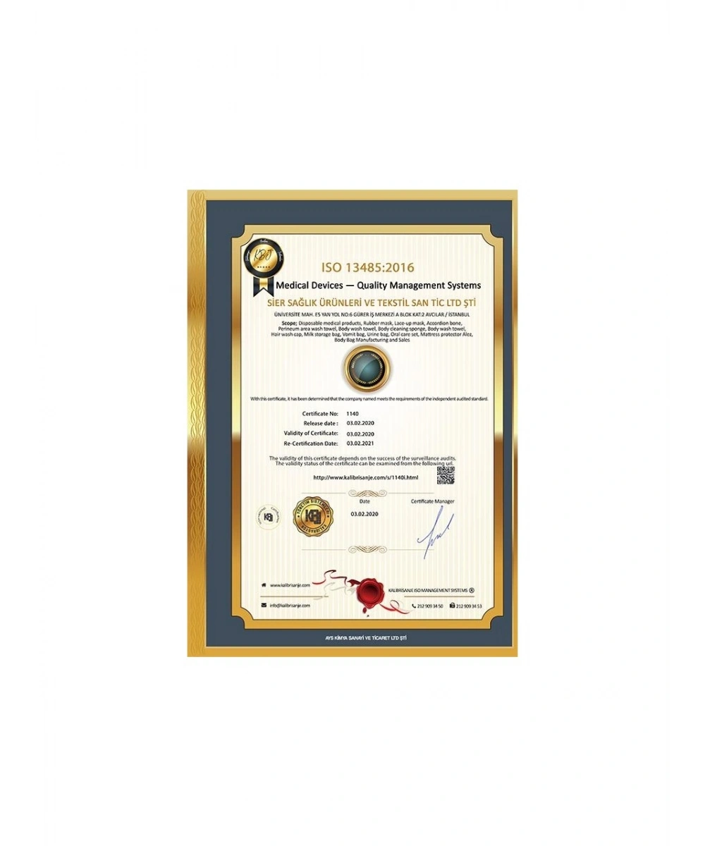 Soly Maske 3 Katlı Lastikli Meltblown 50 adet Beyaz