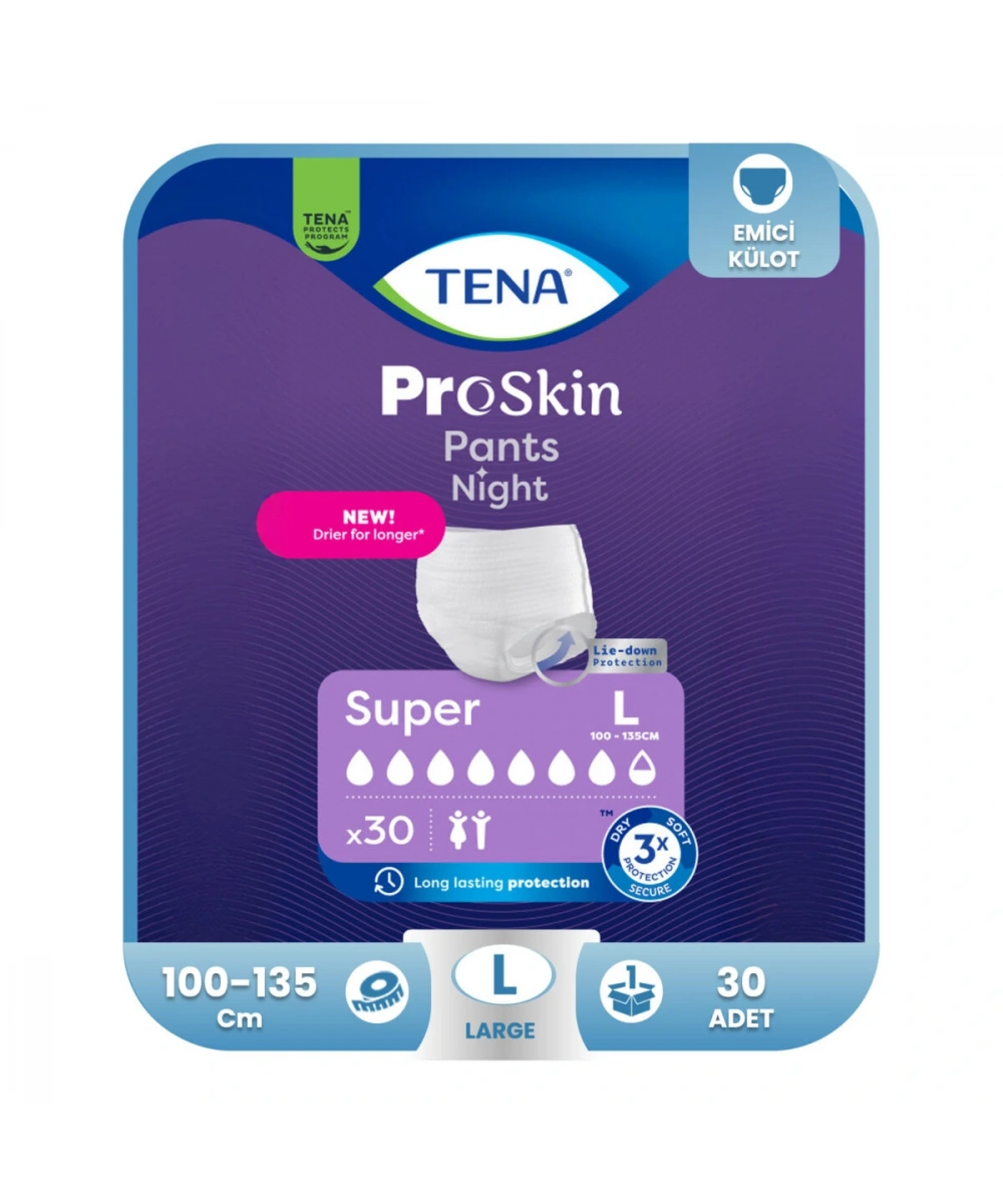 TENA Pants Night Super (30 lu) L (7,5 Damla)