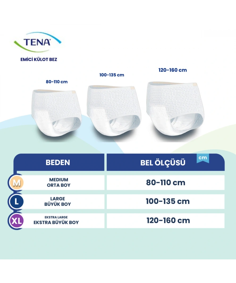 TENA Pants Night Super (30 lu) L (7,5 Damla)