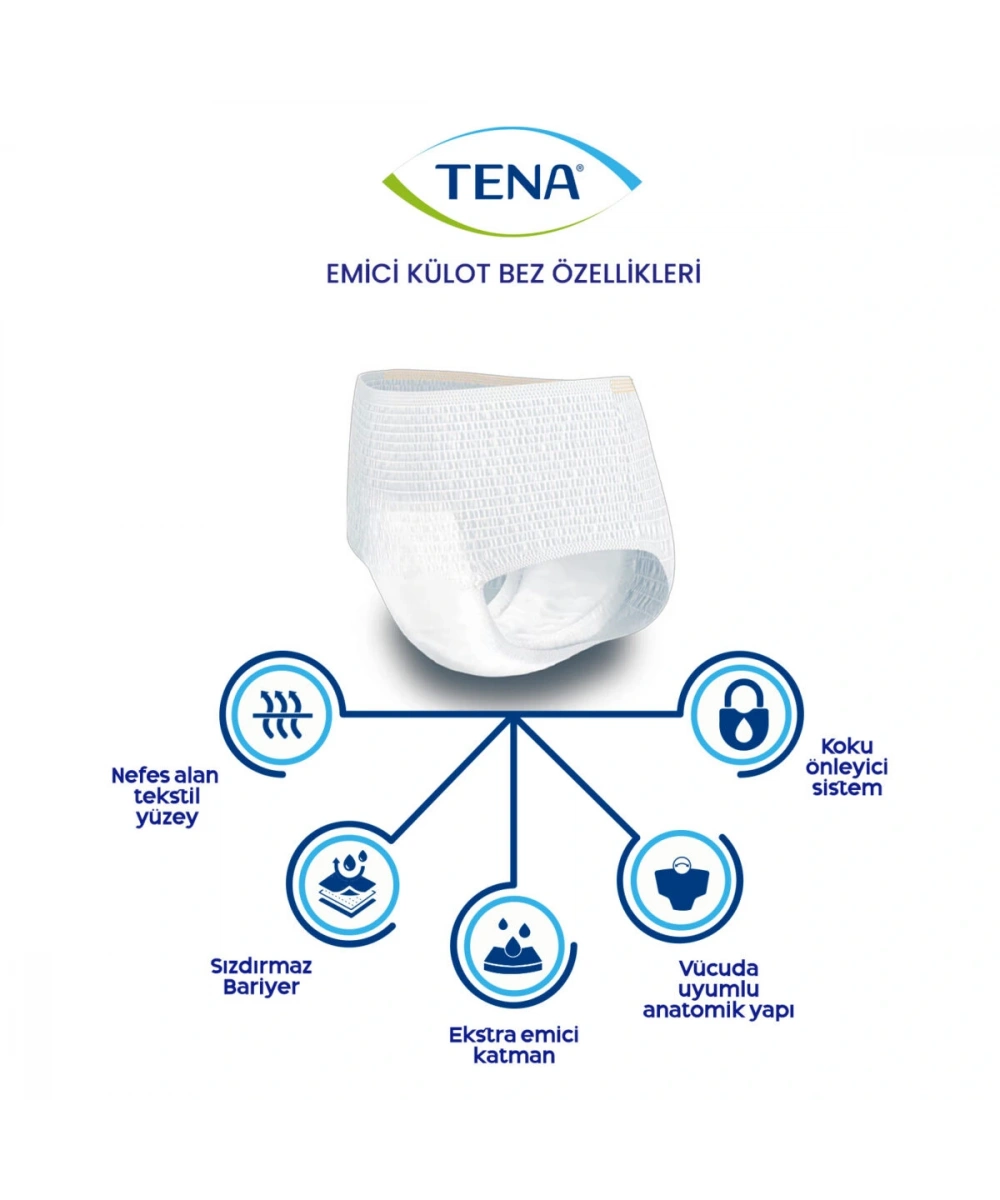 TENA Pants Plus (30 lu) L (6 Damla)