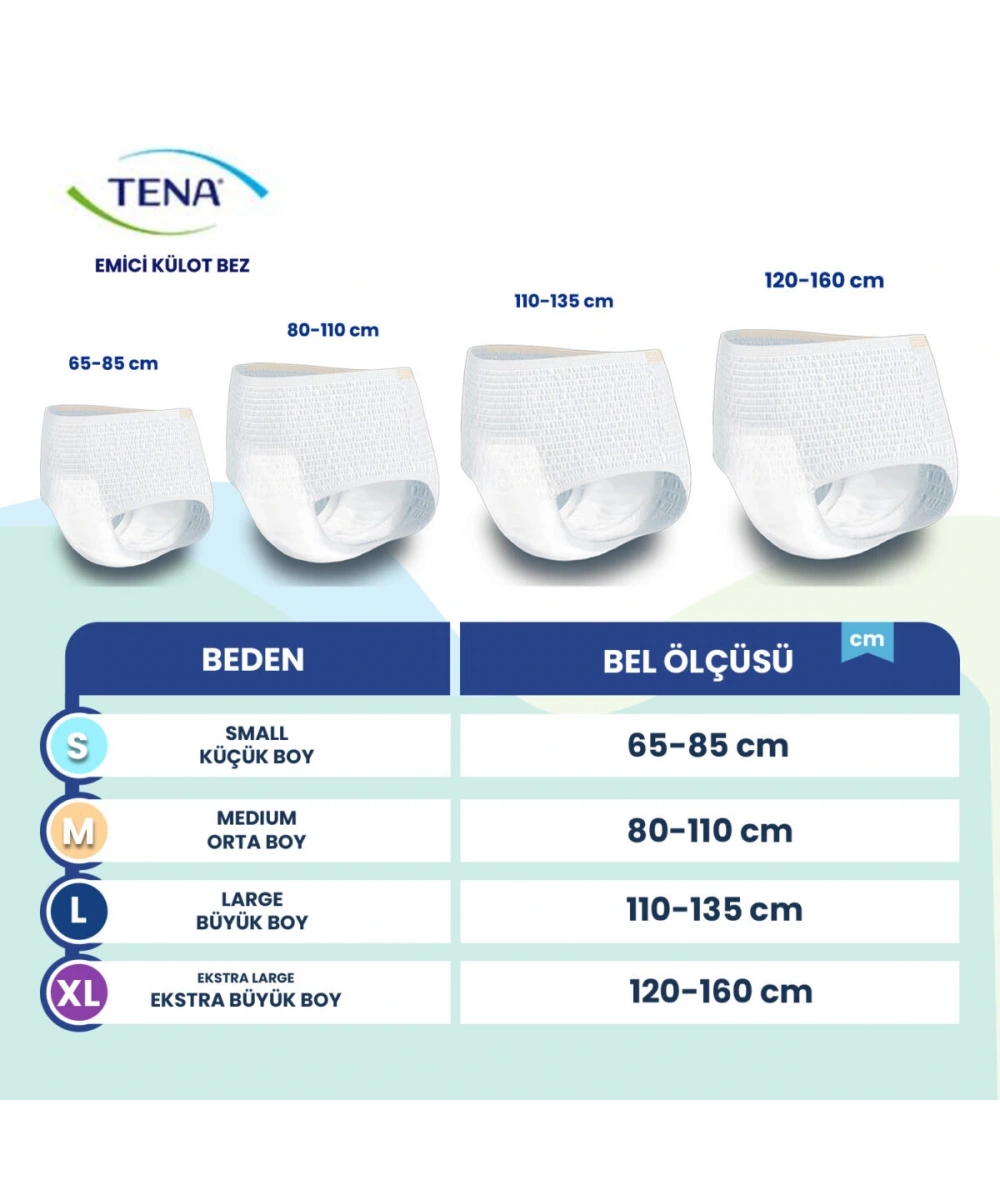 TENA Pants Plus (30 lu) M (6 Damla)