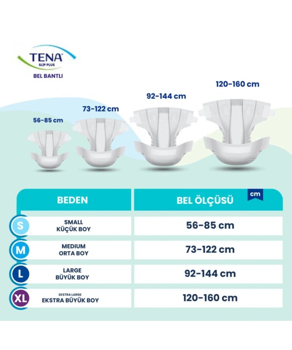 TENA Slip Plus (30 lu) L (6 Damla)