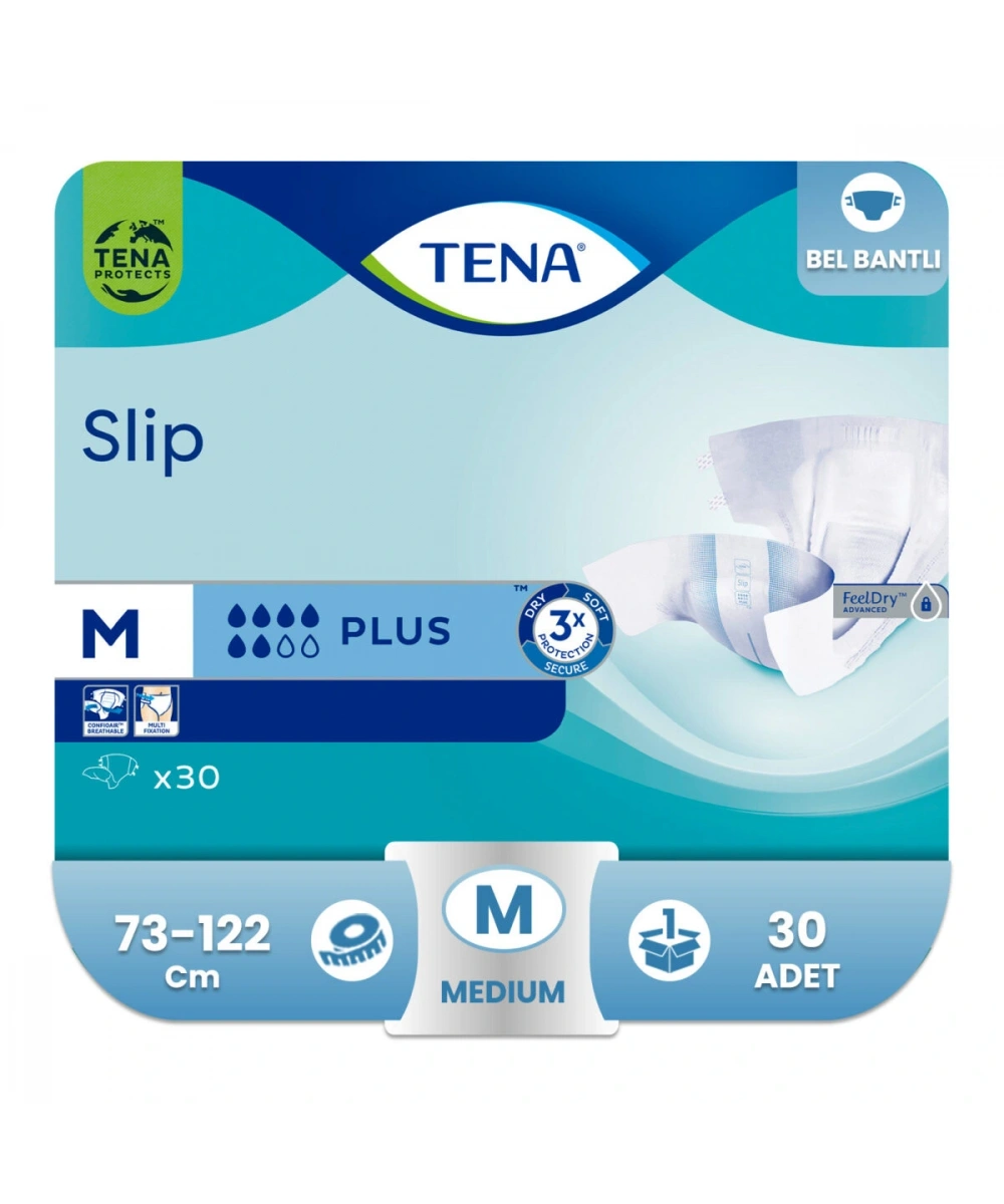 TENA Slip Plus (30 lu) M (6 Damla)
