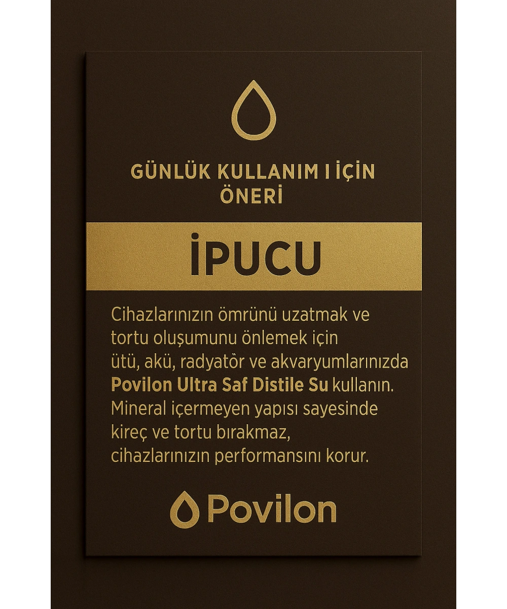 Ultra Saf Distile Su 5 Litre – Ütü, Akü, Radyatör, Akvaryum Ve Gümüş Suyu Için Yüksek Saflıkta Su