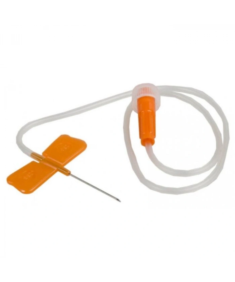 B|BRAUN Venofix A Kelebek Set Luer Lock 25G - 19 mm (Turuncu)