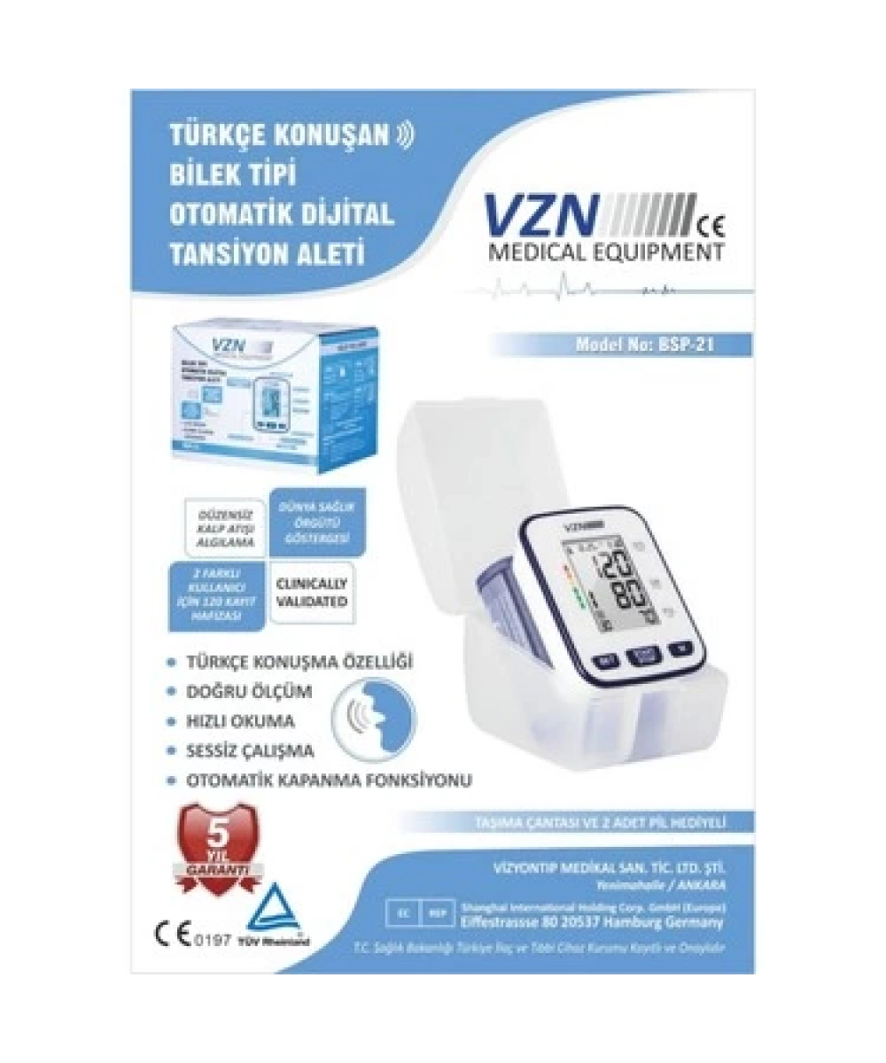 VZN DBP-2141 Bilekten Tansiyon Aleti