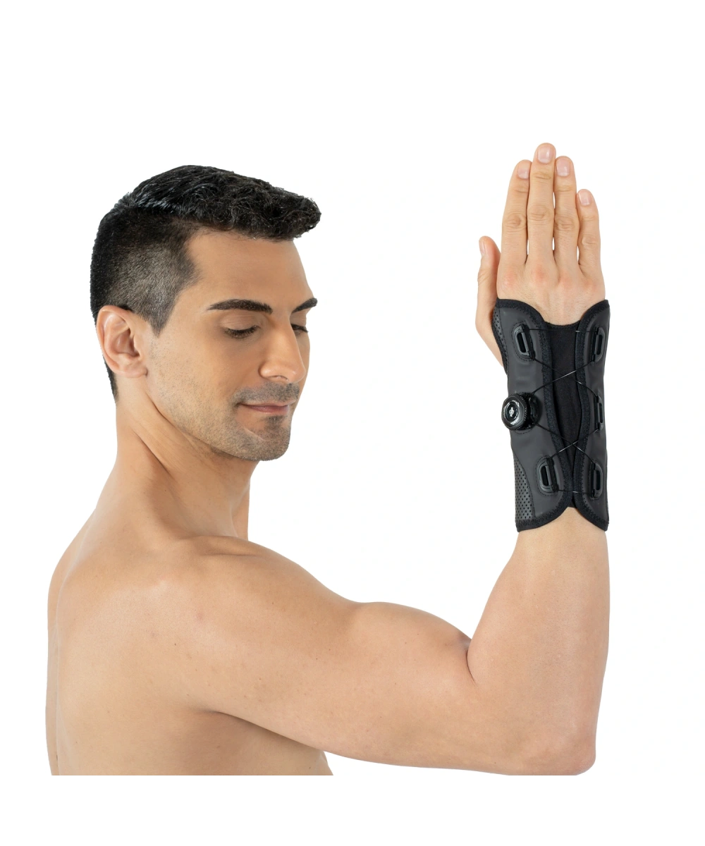 Wingmed El Bilek Ateli Pratik Sistemli (Sol) Siyah