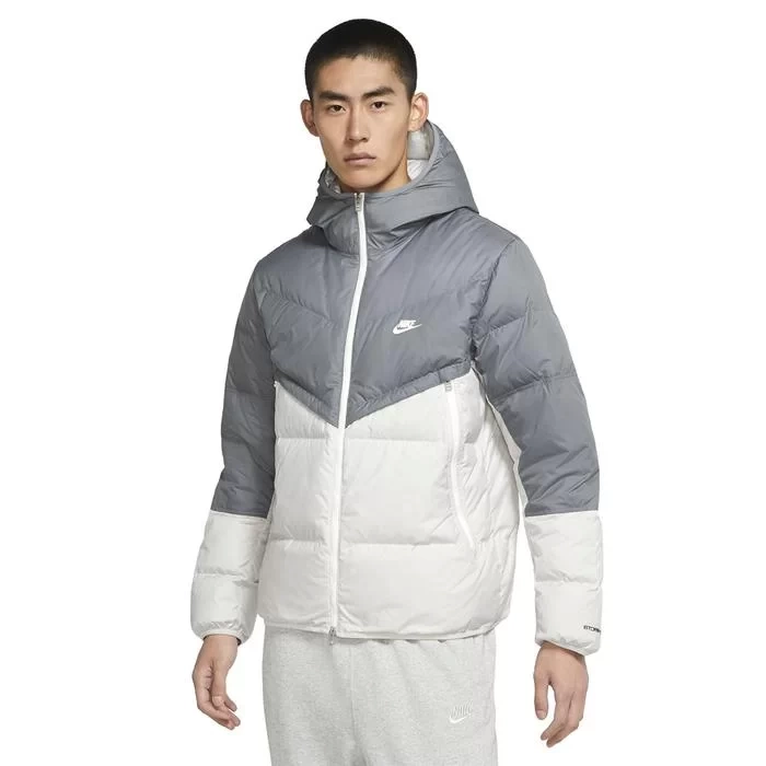 Nike M Nsw Sf Windrunner Erkek Gri Günlük Stil Mont