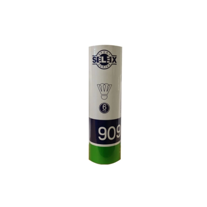 SELEX 909 Badminton Topu Plastik 6lı