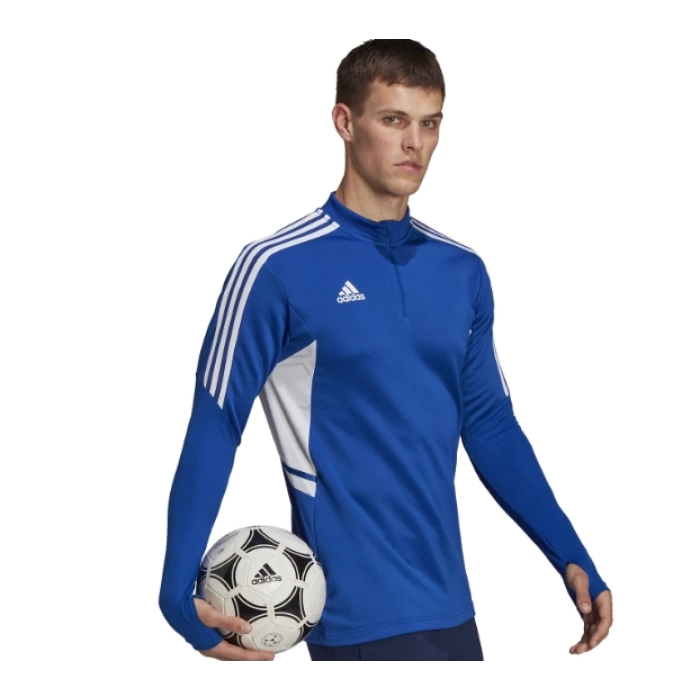 adidas Con22 Tr Top Erkek Futbol Uzun Antrenman Üstü HA6271 Mavi