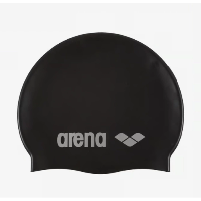 Arena Classic Silikon Yüzme Bone Siyah Gümüş