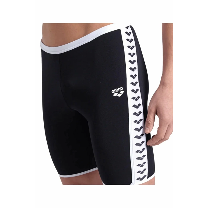 Arena Mens Arena Icons Swim Jammer Solid Erkek Yüzücü Mayo Siyah