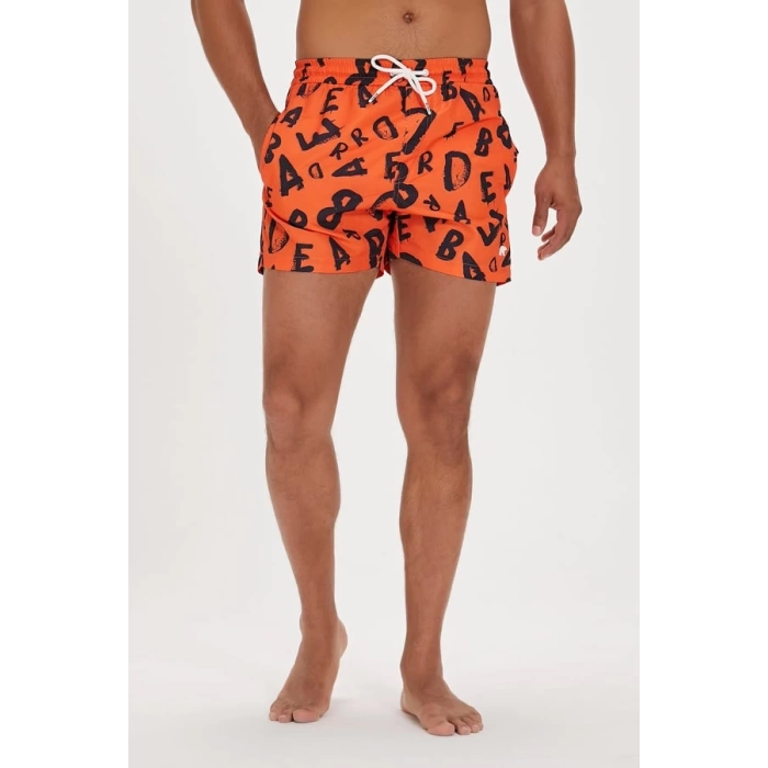 Bad Bear Bling Orange Mens Swimwear