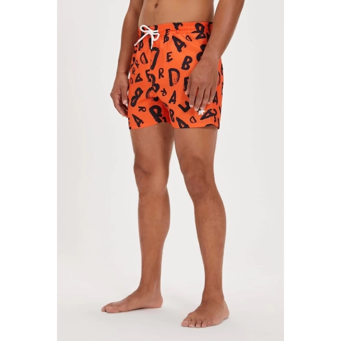 Bad Bear Bling Orange Mens Swimwear