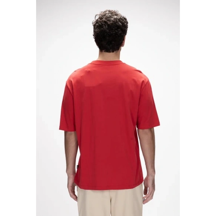 BAD BEAR COLLAGE T-SHIRT KIRMIZI