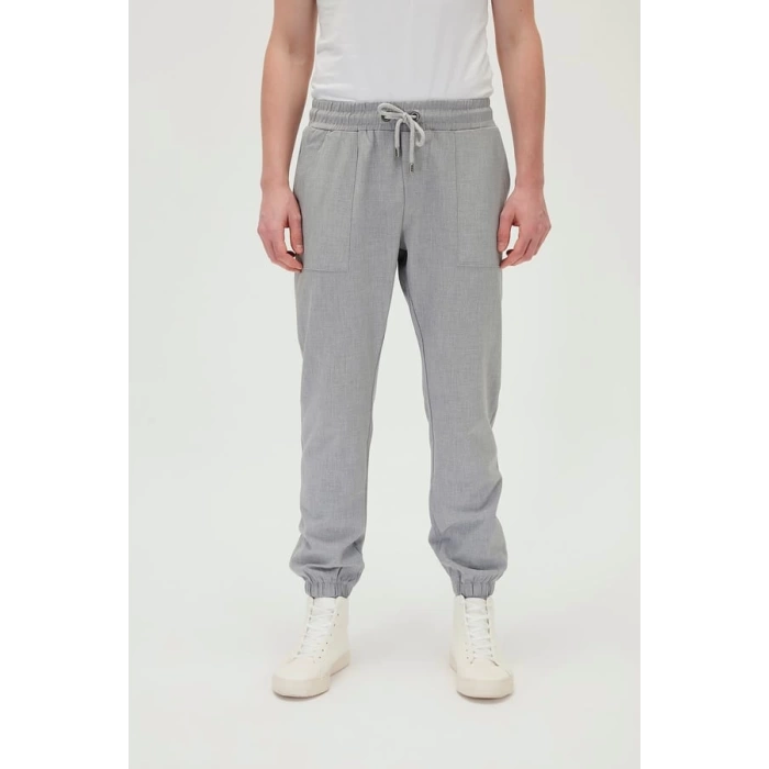 Bad Bear Dublin Grey Melange Mens Pants