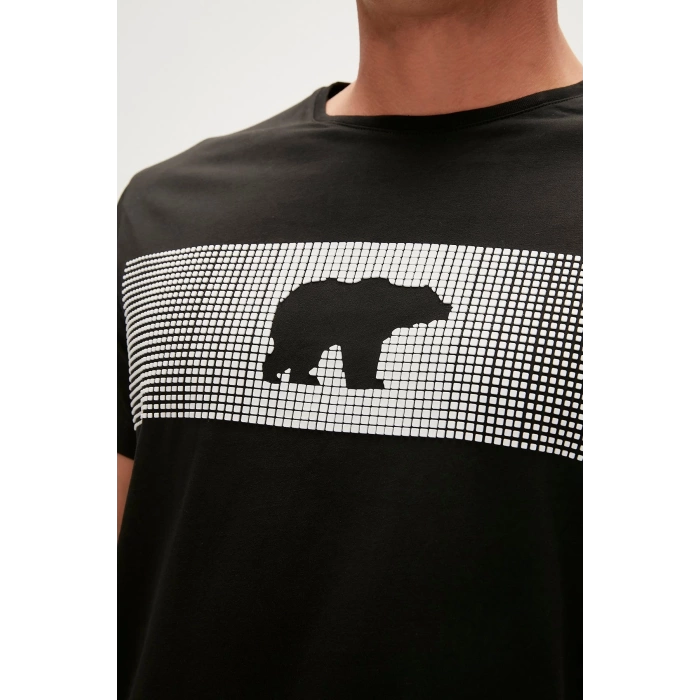 BAD BEAR Fancy Black Mens T-Shirt