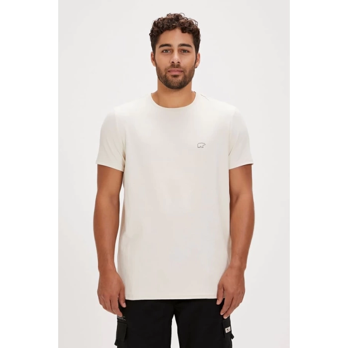 Bad Bear Frank Marshmallow Basic Mens T-Shirt