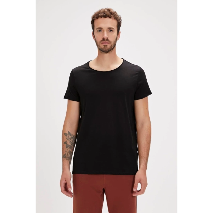 Bad Bear O-Neck T-Shirt Siyah Basic Erkek Tişört