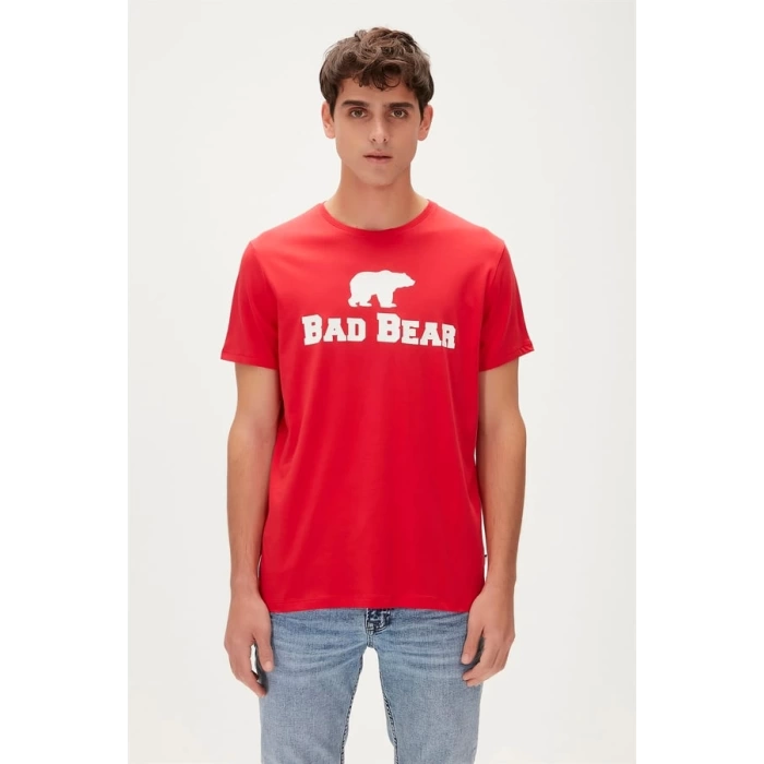 Bad Bear Tee Red Mens T-Shirt