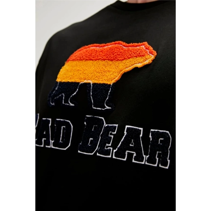 Bad Bear Tripart Black Mens T-Shirt