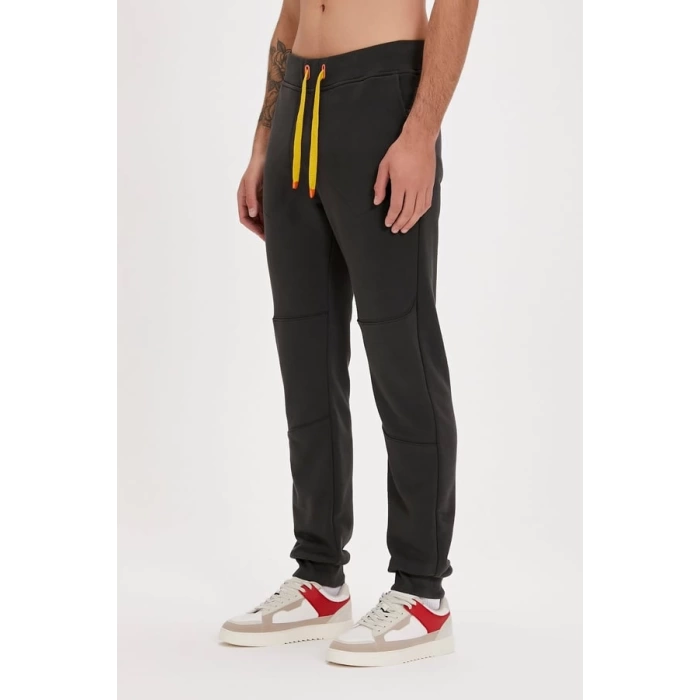 Less Plain SweatPants Siyah Erkek Eşofman Altı