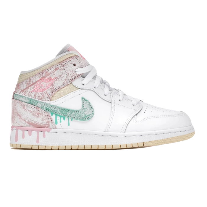 Nike Air Jordan 1 Mid Paint Drip