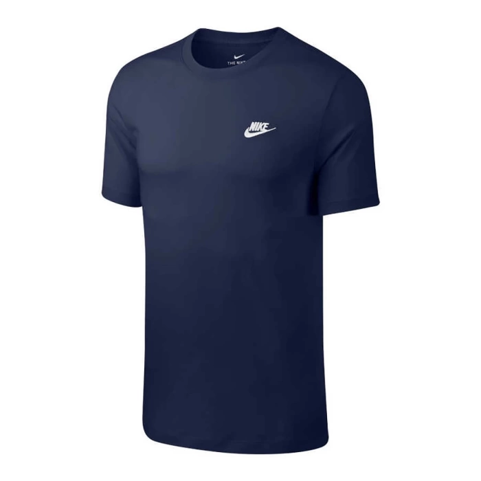 Nike Sportwear Club Erkek T-Shirt Midnight Navy - White