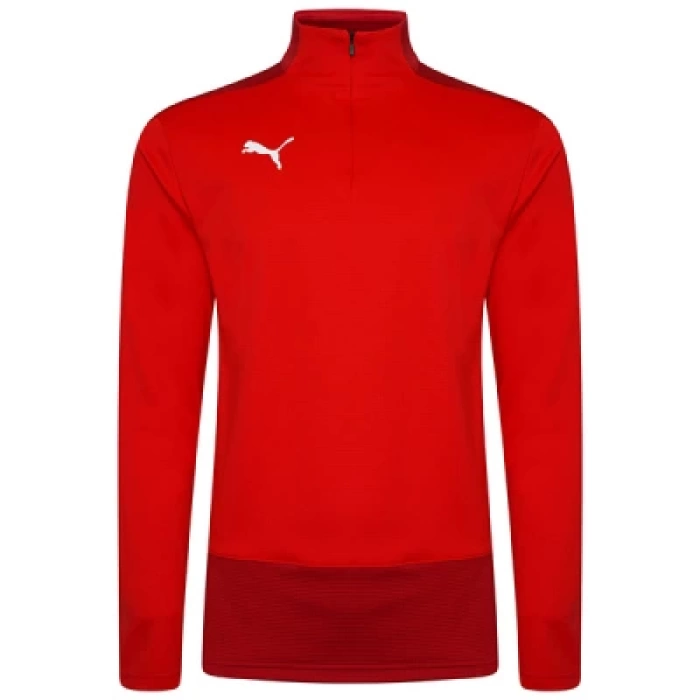 Puma Goal Training 1/4 zip - Puma Red / Chilli Red 656476 01