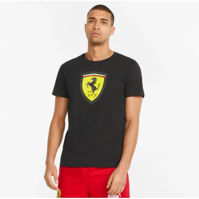 PUMA Scuderia Ferrari Race Color Shield Erkek Tişörtü