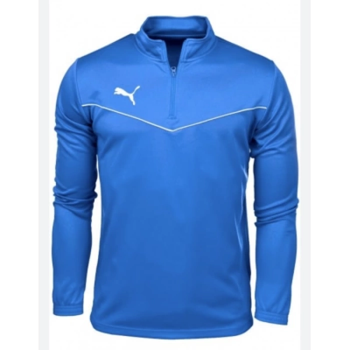 Puma Team Rise 1/4 Zip - Elektrik Mavisi Limonata