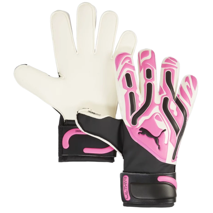 Puma ULTRA Match Protect RC Kaleci Eldiveni 041864 08 Poison Pembe/Beyaz/Siyah