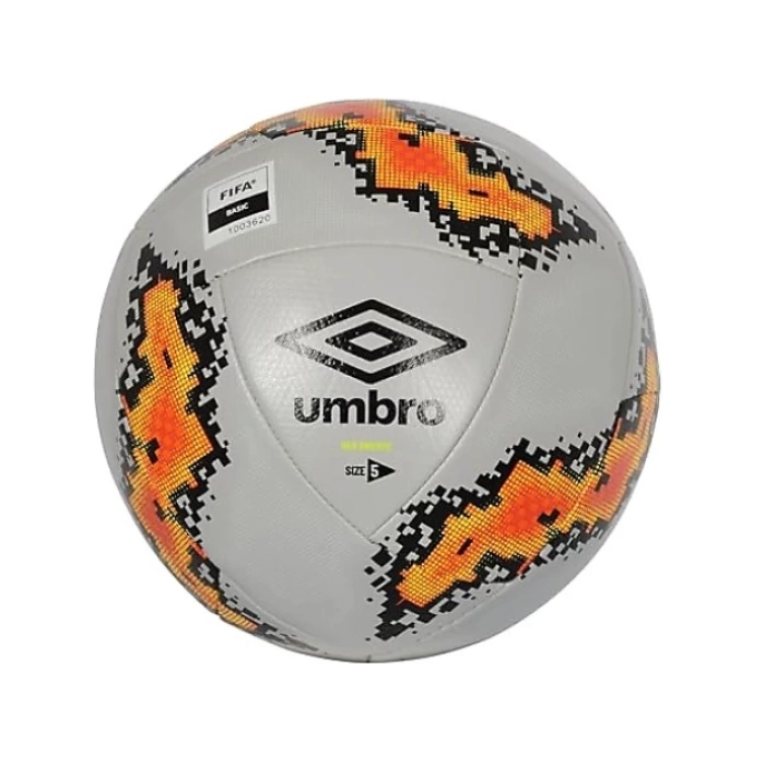 Umbro Neo Swerve Futbol Topu, Boyut 5, Gri/Siyah/Turuncu