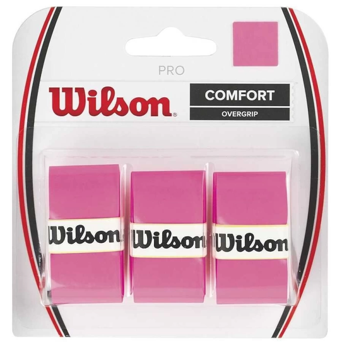 Wilson Pro Overgrip Comfort 3lü Pembe
