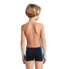 BOYS ARENA POOL TILES SWIM SHORT BLACK BLUE MULTI