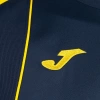 joma championship vii short sleeve t-shirt navy yellow