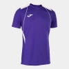 joma championship vii short sleeve t-shirt purple white