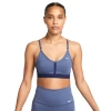 Nike Indy V-Neck Bra Kadın Mor Antrenman Sporcu Sütyeni CZ4456-491