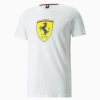 PUMA Scuderia Ferrari Race Colour Shield Mens Tee Beyaz