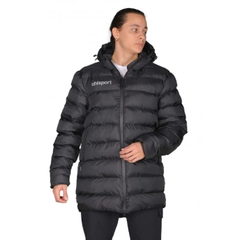 Uhlsport Free - Erkek Siyah Uzun Mont