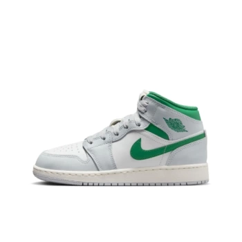 Air Jordan 1 Mid Gs Çocuk Beyaz Basketbol Ayakkabısı