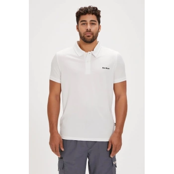 Bad Bear Berry Off-White Mens Polo T-Shirt