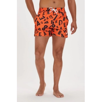 Bad Bear Bling Orange Mens Swimwear