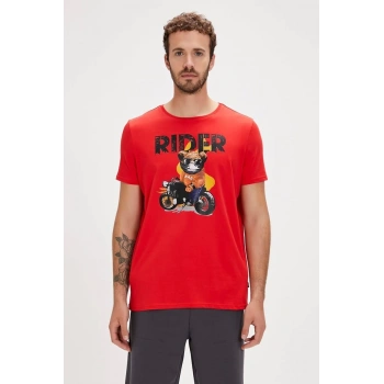 Bad Bear Fever Crimson Kırmızı Erkek Tişört