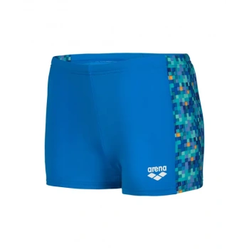 BOYS ARENA POOL TILES SWIM SHORT BLUE RIVER BLUE MULTI