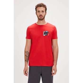 Grizzle Kızıl Kırmızı Erkek Tişört