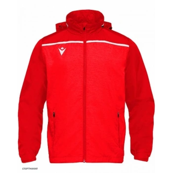 Macron Erkek Yağmurluk Tully Full Zıp Wındbreaker Red Wht 93550201