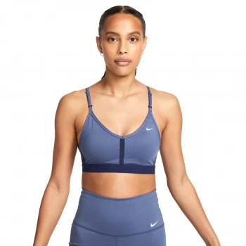 Nike Indy V-Neck Bra Kadın Mor Antrenman Sporcu Sütyeni CZ4456-491
